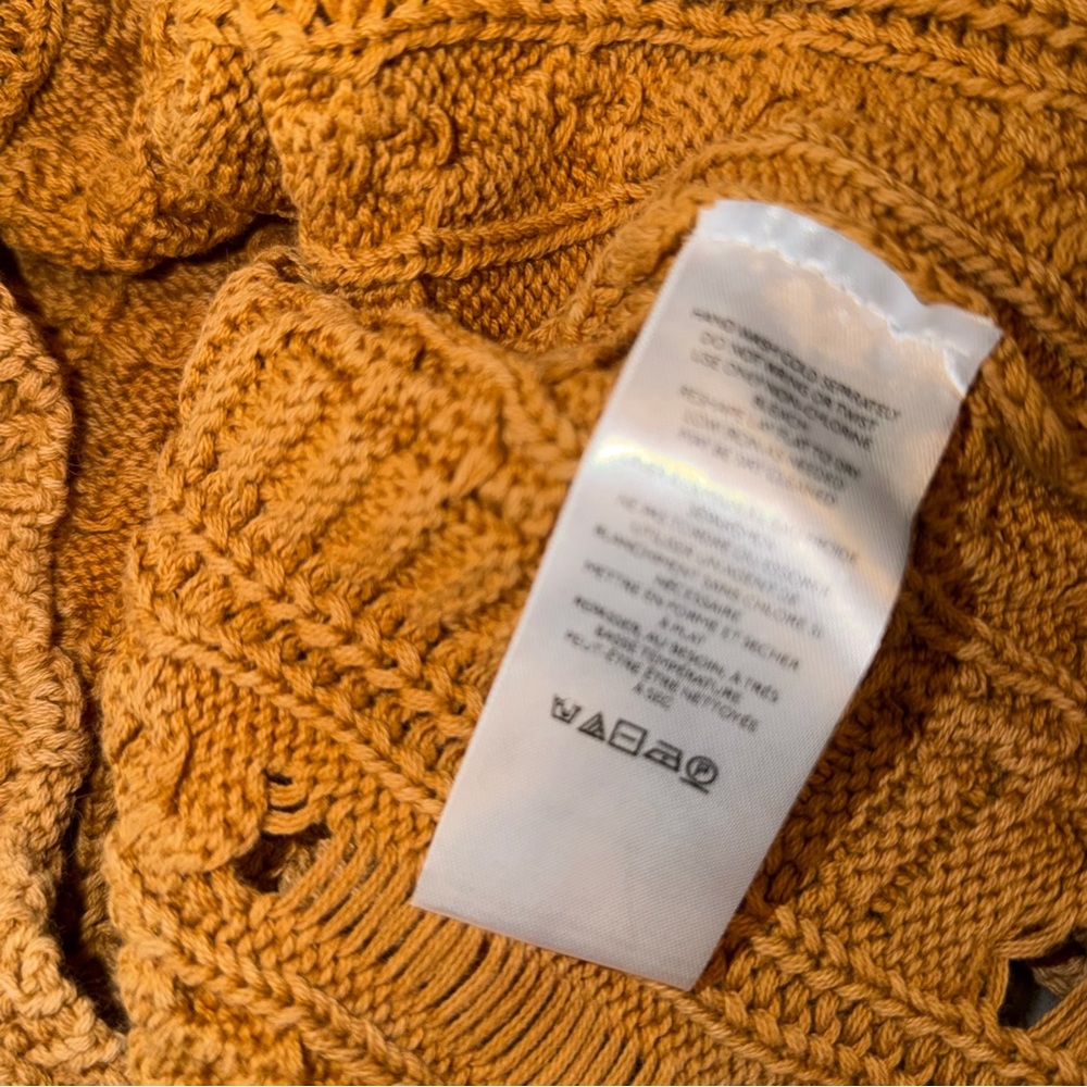Free People Cable Knit Butterscotch Skirt - Picture 4 of 10